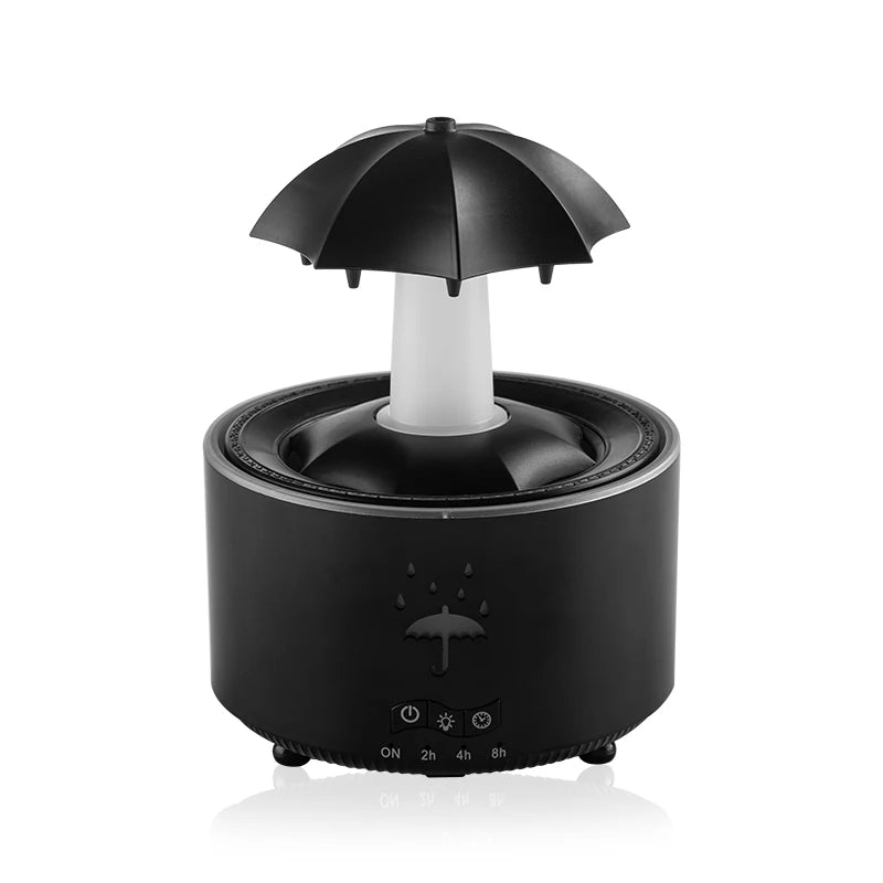 Cloud Rain Humidifier Raindrop Aroma Essential Oil Diffuserremote Control Night Light Desktop Fountain Water Drop Sound for Home