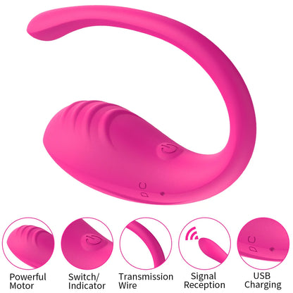 9 Speed APP Controlled Vaginal Vibrators G Spot Anal