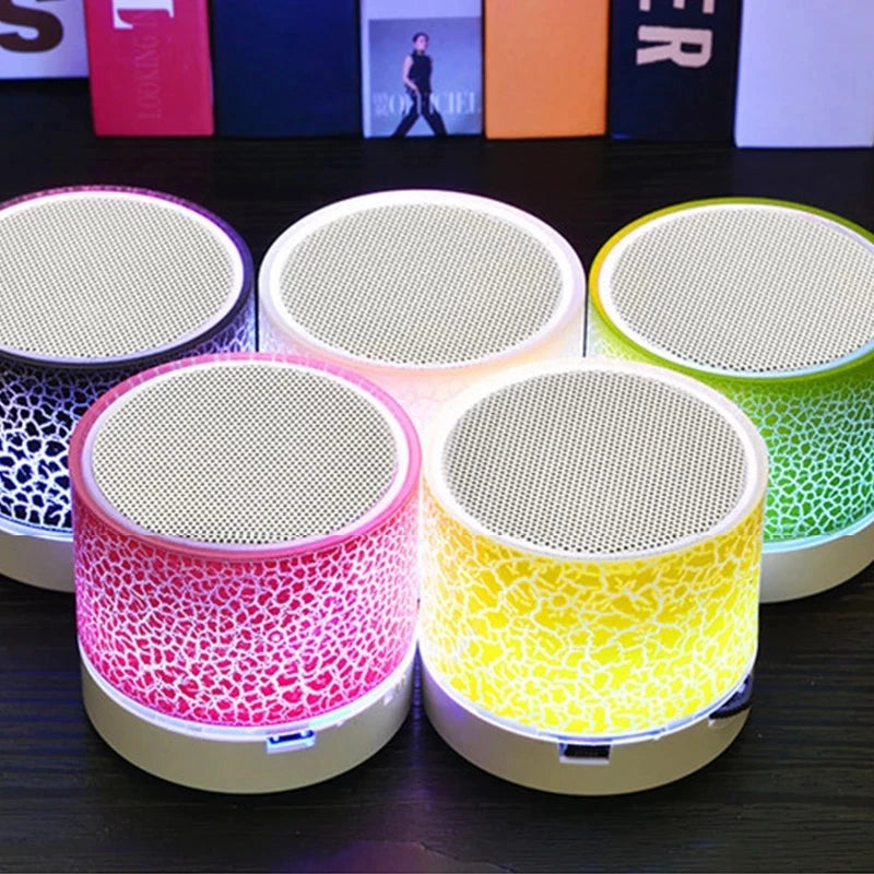 Universal Mini Bluetooth Speaker Wireless Speaker Colorful LED