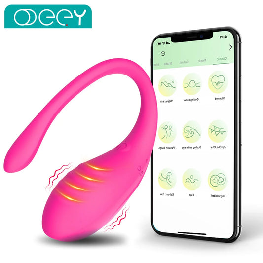 9 Speed APP Controlled Vaginal Vibrators G Spot Anal