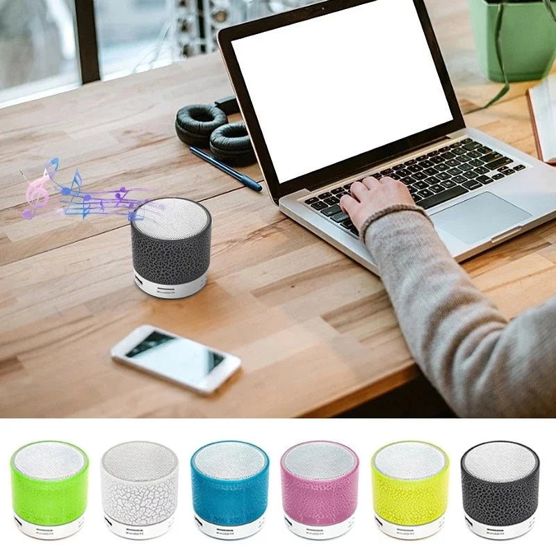 Universal Mini Bluetooth Speaker Wireless Speaker Colorful LED