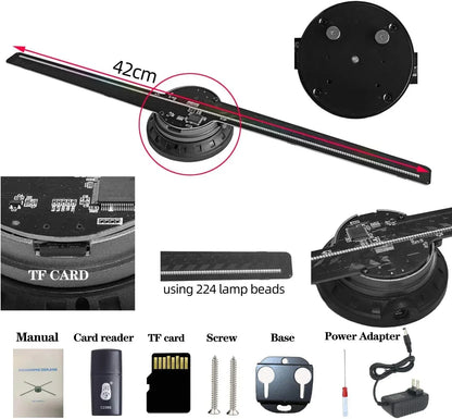 3D Hologram Fan Projector